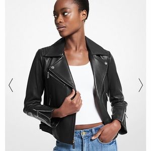 Michael Kors genuine leather jacket